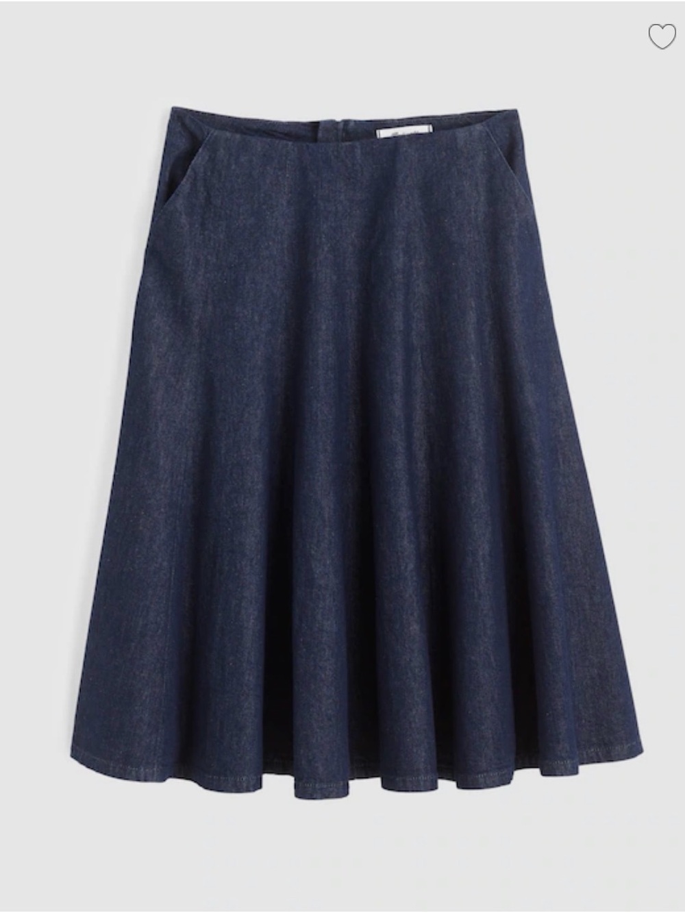 NWT Madewell flared denim mini skirt size 24